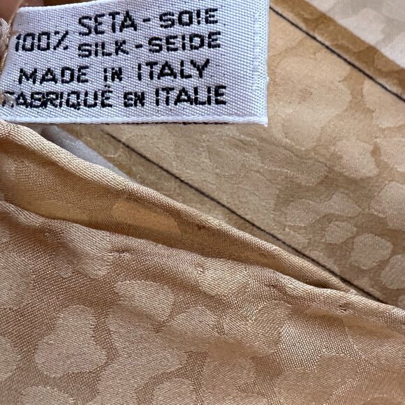 Floral Italian Silk Scarf - Picture 5 of 7